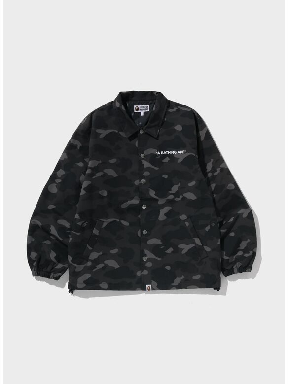 JACKET CAMO COACH, BLACK, medium