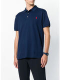 POLO IN PIQUÉ STRETCH, REFINED NAVY, thumb