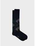 CALZA ARGYLE UNISEX, 0016 BLU / VERDE SCURO, thumb