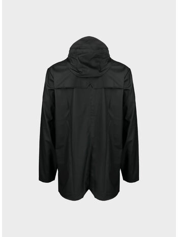 GIACCA IMPERMEABILE CON CAPPUCCIO UNISEX, 01 BLACK, small