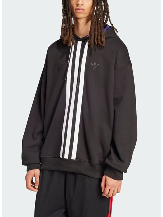 FELPA HOODIE KORN, BLACK, large