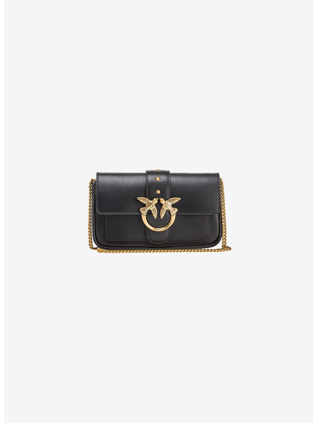 BORSA LOVE ONE POCKET, Z99Q NERO ORO, large