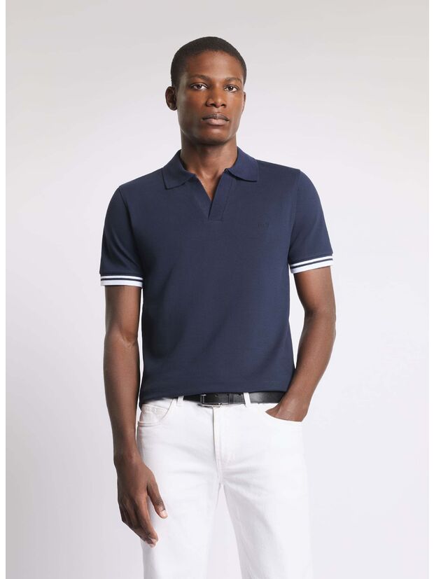 POLO SLIM FIT IN PIQUET STRETCH, TDW U806, large