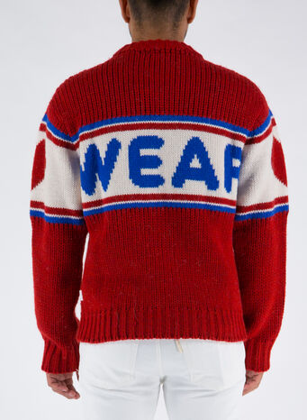 MAGLIONE TAPE LOGO, 03RED, small