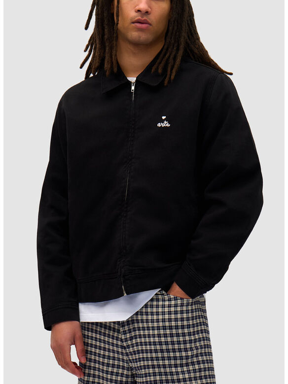 GIACCA HEART LOGO, BLACK, medium