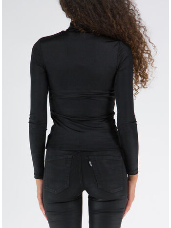 T-SHIRT MANICHE LUNGHE, 0002 NERO, small