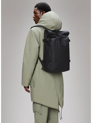 ZAINO W3 ROLLTOP RUCKSACK LARGE  UNISEX, 01 BLACK, small
