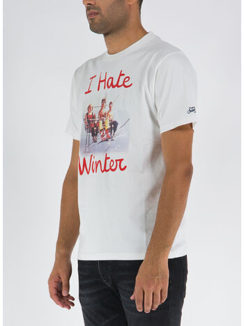 T-SHIRT ARNOTT HATE WINTER, 00778C WHITE, small