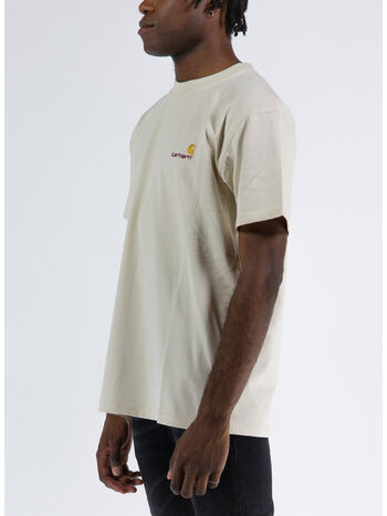 T-SHIRT S/S AMERICAN SCRIPT, 05XX NATURAL, small