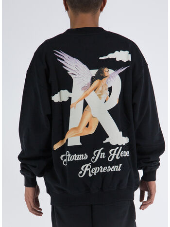 FELPA STORM IS HEAVEN, 01 JET BLACK, small