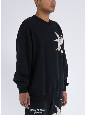 FELPA STORM IS HEAVEN, 01 JET BLACK, small