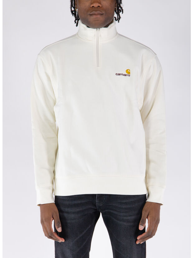 FELPA HALF ZIP AMERICAN SCRIPT, D6XX, large