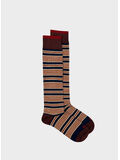 CALZA JAPAN STRIPES UNISEX, 0287 OTTANIO / MULTICOLOR, thumb