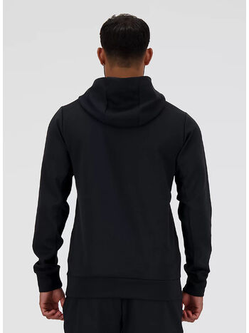 FELPA HOODIE IN MAGLIA TECH, BK, small
