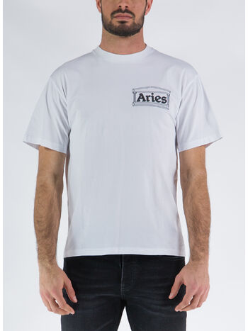 T-SHIRT ART TRIP REVERSE SS TEE, WHT WHITE, small