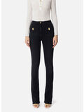 JEANS CON TASCHINI E DETTAGLI A FIOCCO, 102 BLACK DENIM, thumb
