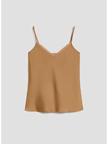 TOP IN DOPPIO RASO, 006 SABBIA, small