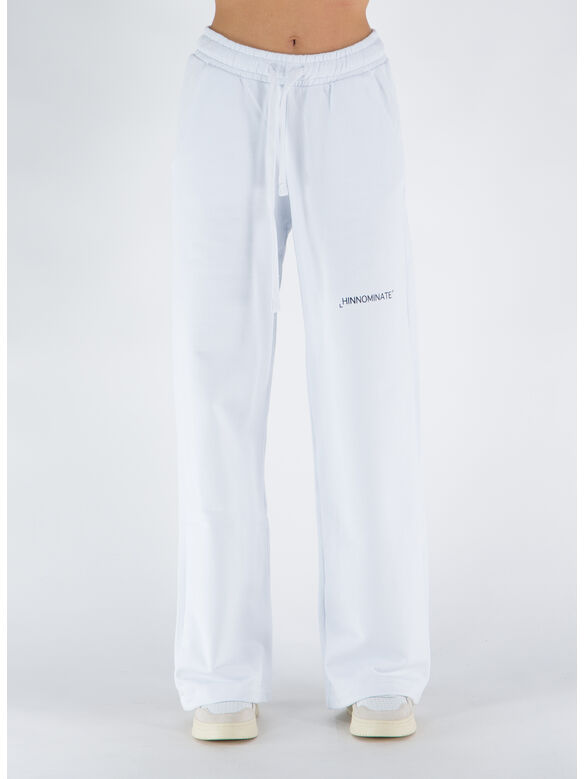 PANTALONE IN FELPA, BIANCO, medium