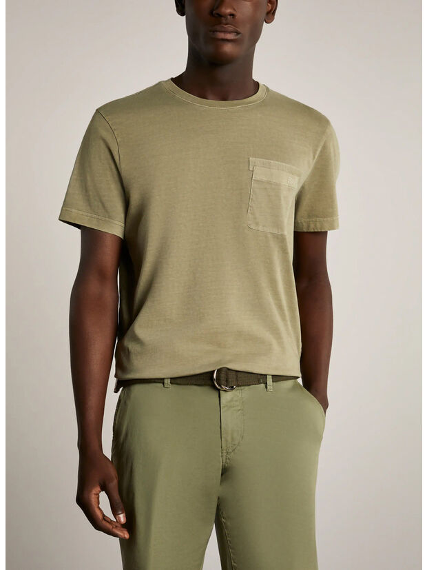 T-SHIRT JERSEY FROSTED EMBROID POCKET, V419 ASSENZIO, large