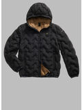 PIUMINO AD ANGOLI PIERY, 999TB NERO int. TABACCO, thumb