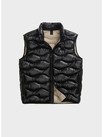 GILET DANNY, 999EI NERO interno BEIGE 301, small