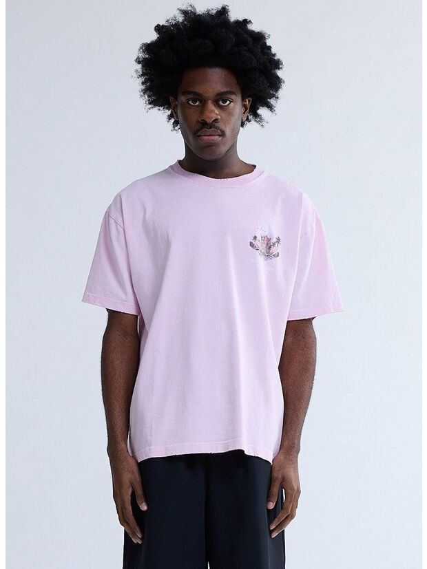 T-SHIRT TROPICAL, PINK LADY, large