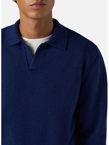 MC2COV0009M MAGLIONE COVENT WOOL, 00017I 61BLUENAVY, small