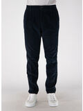 PANTALONE IN VELLUTO MITTE, 524 BLU, thumb