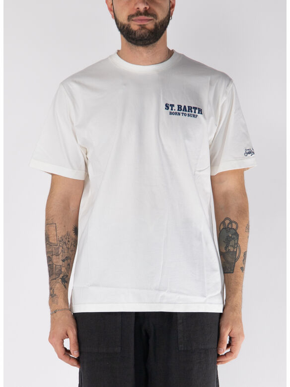 T-SHIRT SNOOPY BORN TO SURF, 02602H 10, medium