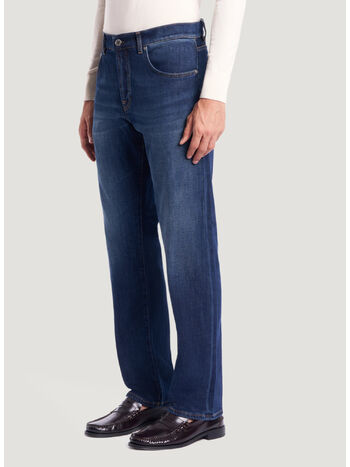 PANTALONE STRETCH LOOSE DENIM, MN14 DENIM, small