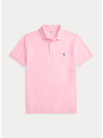POLO IN PIQU&Eacute; STRETCH CUSTOM, CARMEL PINK/C7532, small