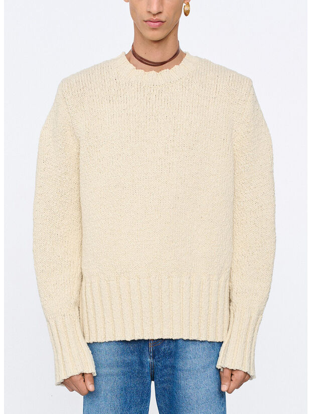 MAGLIONE JOAQUIN, IVORY DRY COTTON, large
