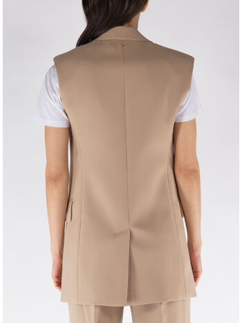 BLAZER SMANICATO IN LANA, 013 BEIGE, small