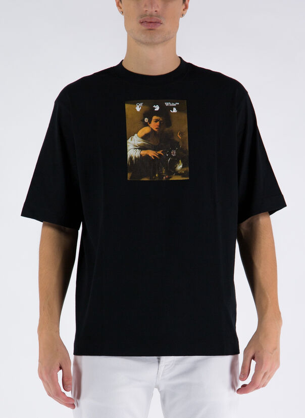 T-SHIRT CARAVAGGIO BOY SKATE, 1084BLACKMULTI, large