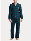 PIGIAMA L/S PJ SET-SLEEP-SET, HOLIDAY BEAR TARTAN, thumb