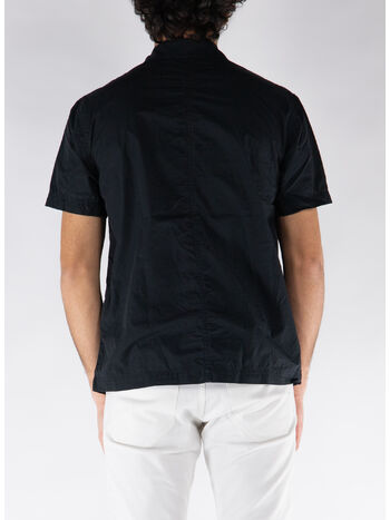 CAMICIA RENO A MANICHE CORTE, 001 BLACK, small