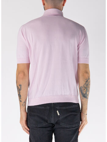 POLO IN MAGLIA A MANICHE CORTE, 400, small