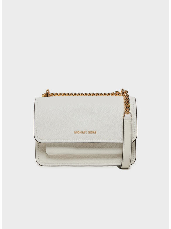 BORSA A SPALLA CLAIRE, OPTIC WHITE, medium