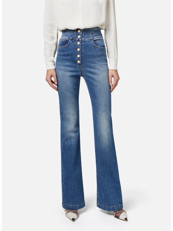 JEANS CON ABBOTTONATURA, 139, medium