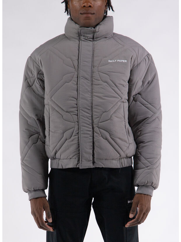 GIUBBOTTO RUNAKO PUFFER, GREY FLANNEL, large