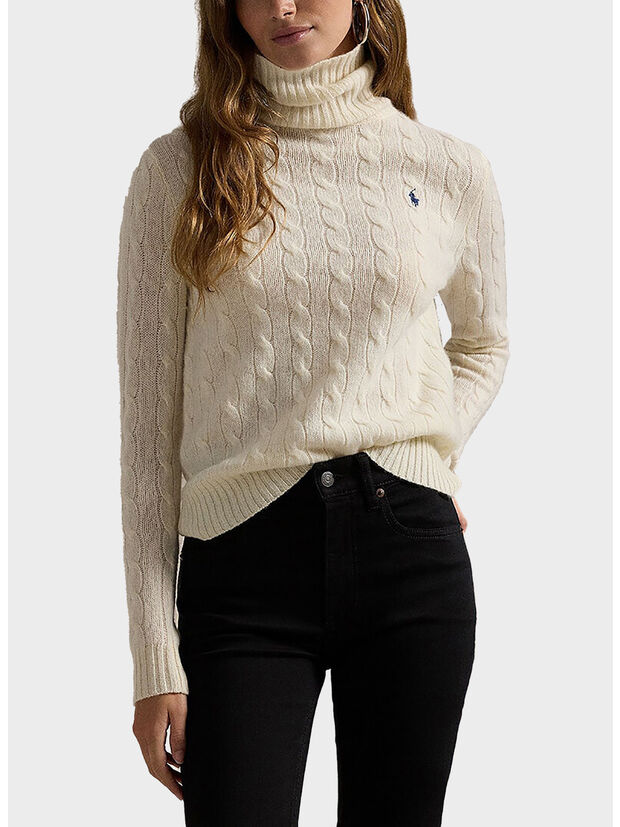 PULLOVER DONNA, AUTHENTIC CREAM, large