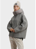 GIUBBOTTO FREDERIKA, M106 GREY MELANGE, thumb