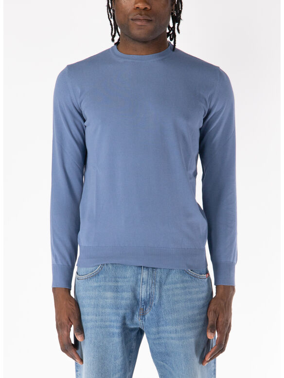 MAGLIONE GIROCOLLO RASATO, 215 ZUCCHERO, medium