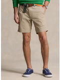 SHORT IN CHINO STRETCH, KHAKI TAN , thumb