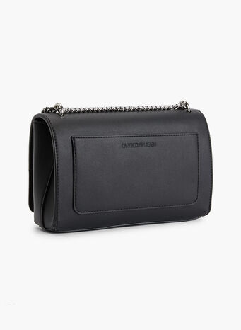 BORSA DA SPALLA FLAP CONVERTIBLE, BDSBLACK, small
