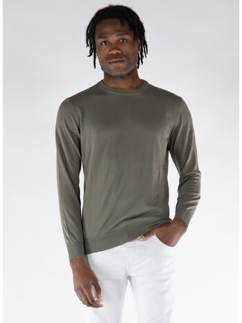 MAGLIONE GIROCOLLO, 186 OLIVA, small