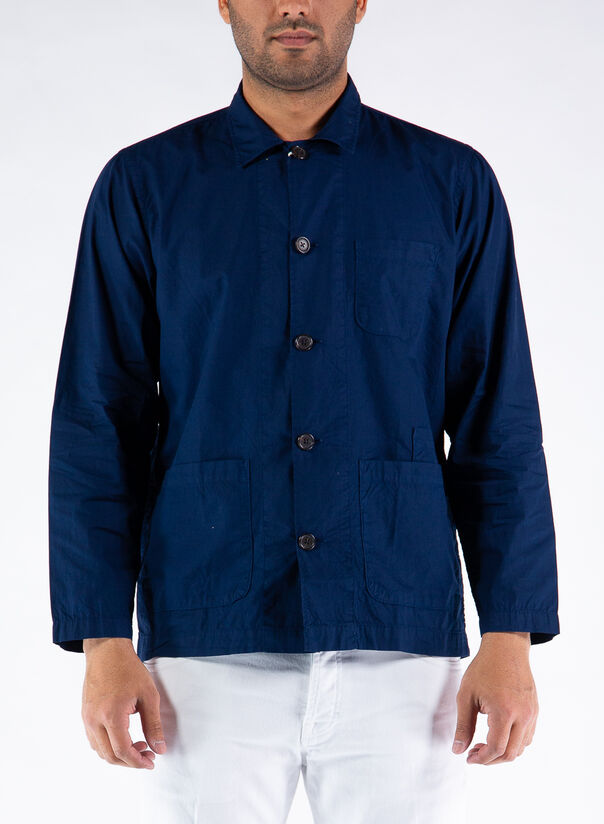 CAMICIA BAKERS OVERSHIRT, NAVY, large