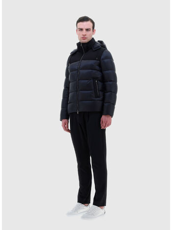 PIUMINO CON CAPPUCCIO, 9200 BLU NAVY, small