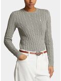MAGLIONE GIROCOLLO JULIANNA, FAWN GREY, thumb