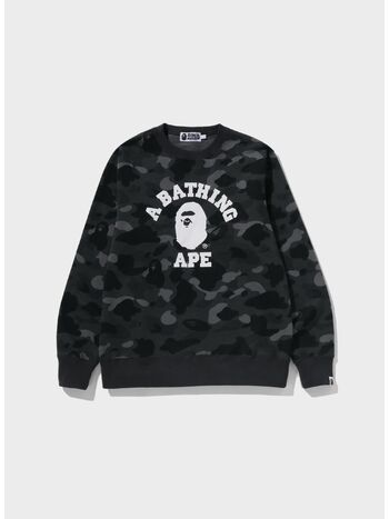 FELPA COLLEGE CREWNECK, BLACK, small